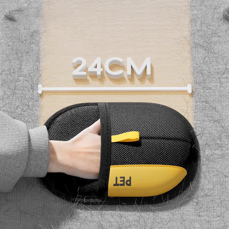 Double-Sided Electrostatic Pet Hair Remover for Furniture & Clothes