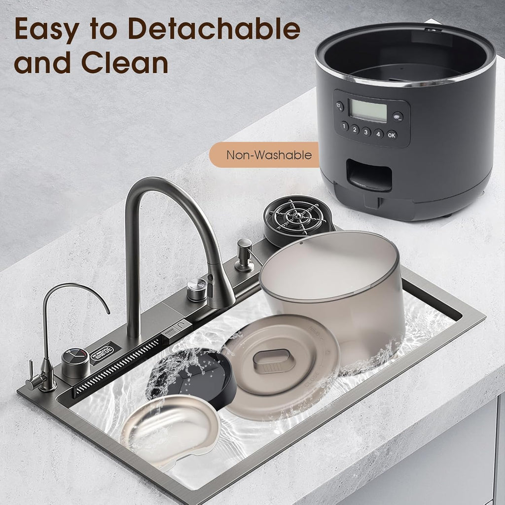 Automatic Cat Feeder – Programmable 4L Smart Food Dispenser with Timer